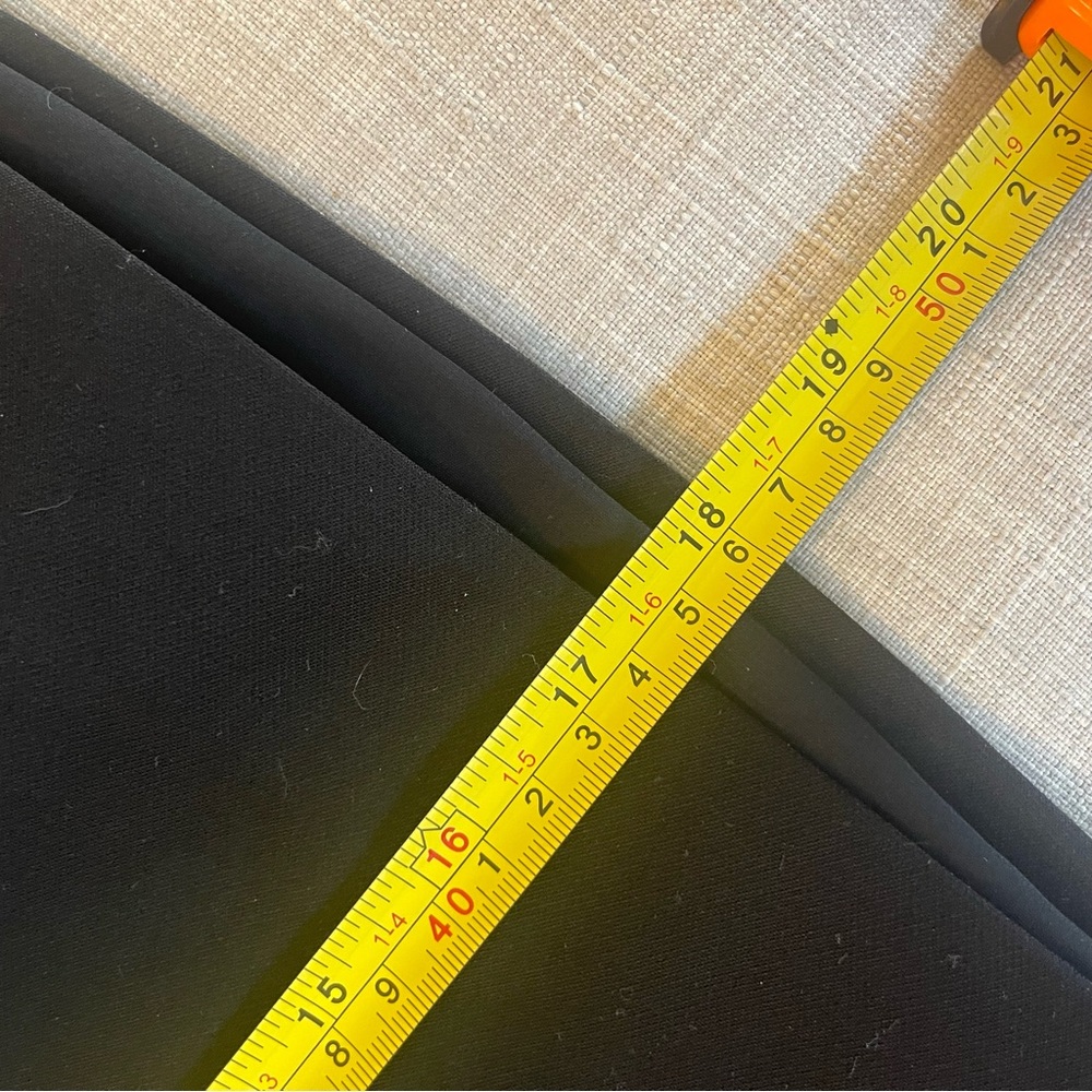 Black Mini Skirt w/ Slit - Picture 12 of 13